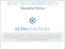 Tablet Screenshot of ecingpartners.com